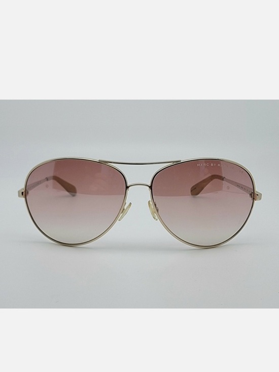 Marc by Marc Jacobs MMJ184/S J5GNO Gold Frame Brown Lens Aviator Sunglasses 60mm